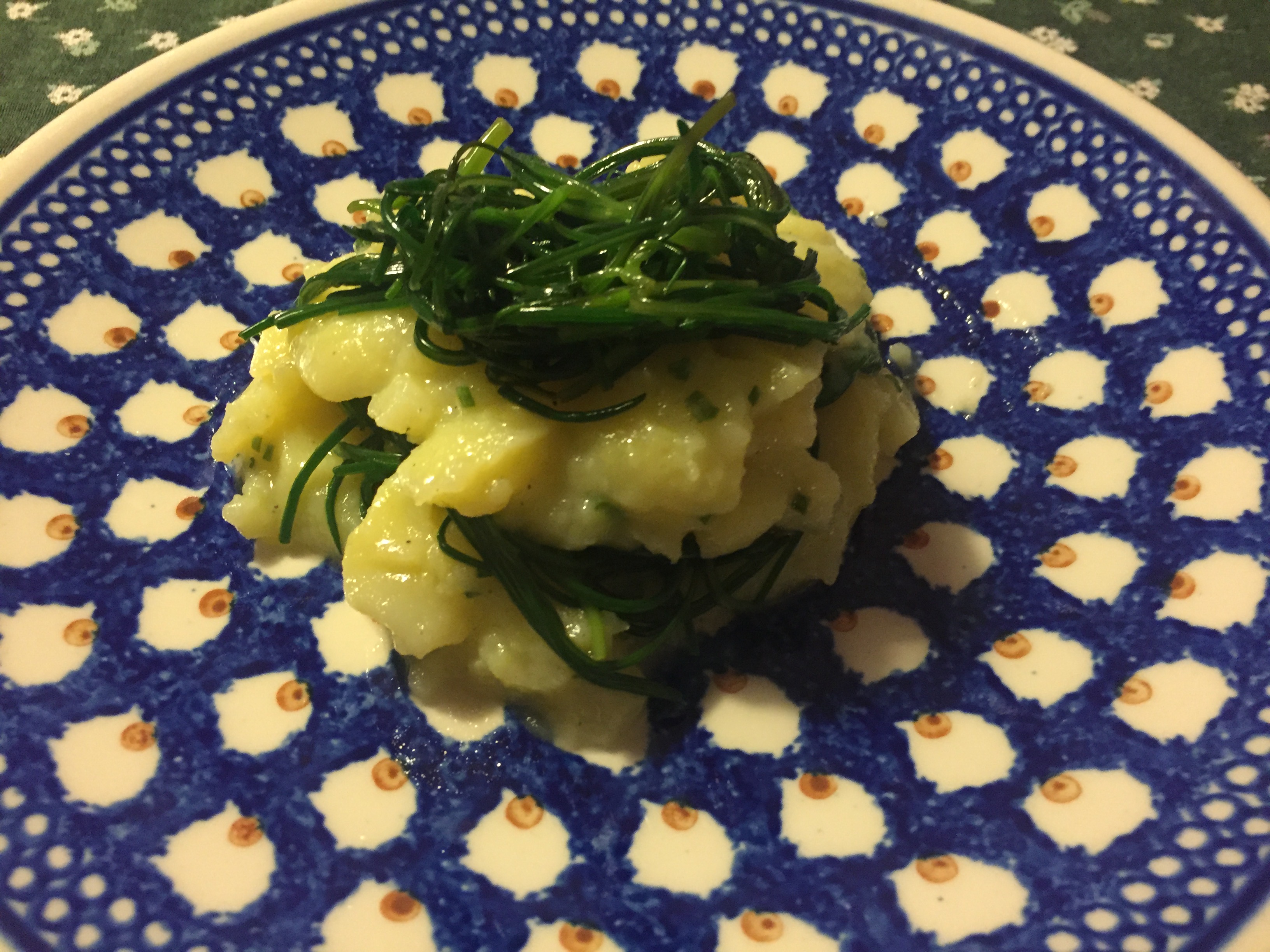 Agretti e insalata di patate