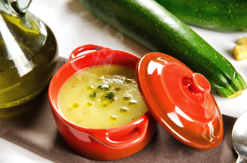 Crema di zucchine e basilico