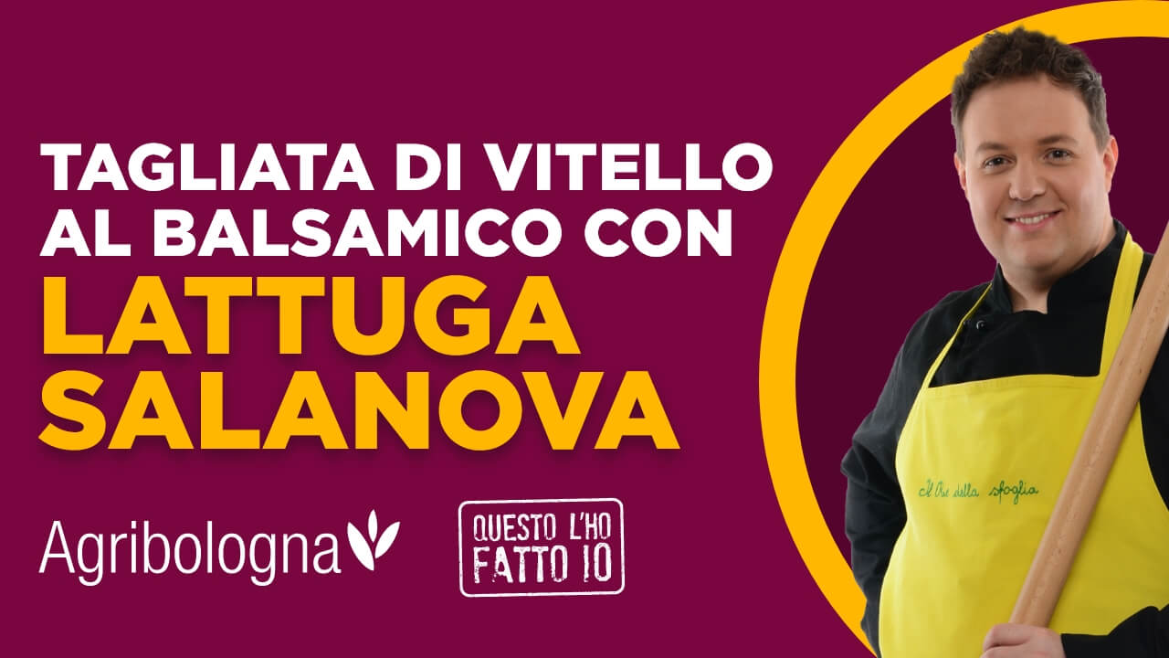 Tagliata di vitello al balsamico con lattuga salanova