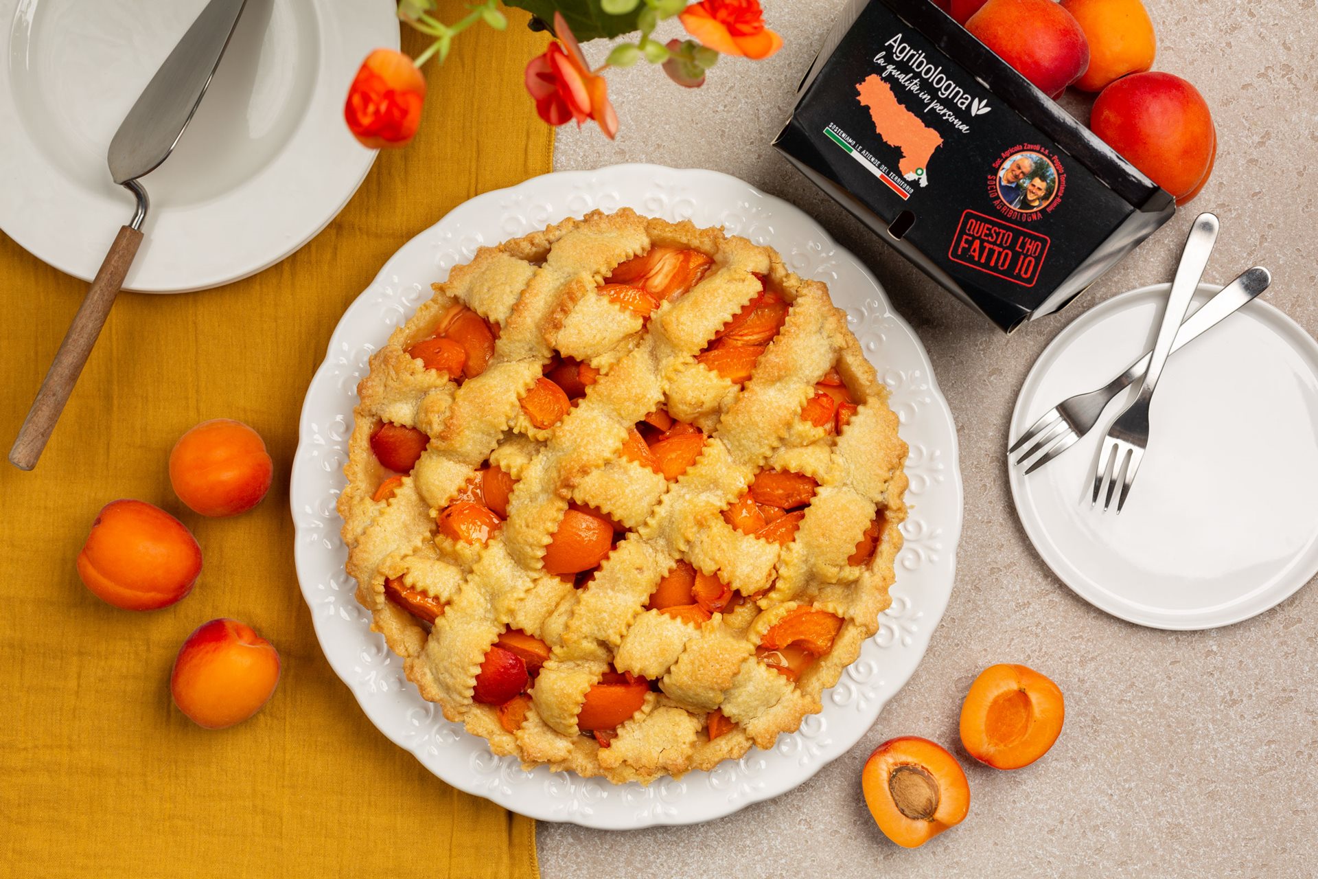 Crostata di albicocche