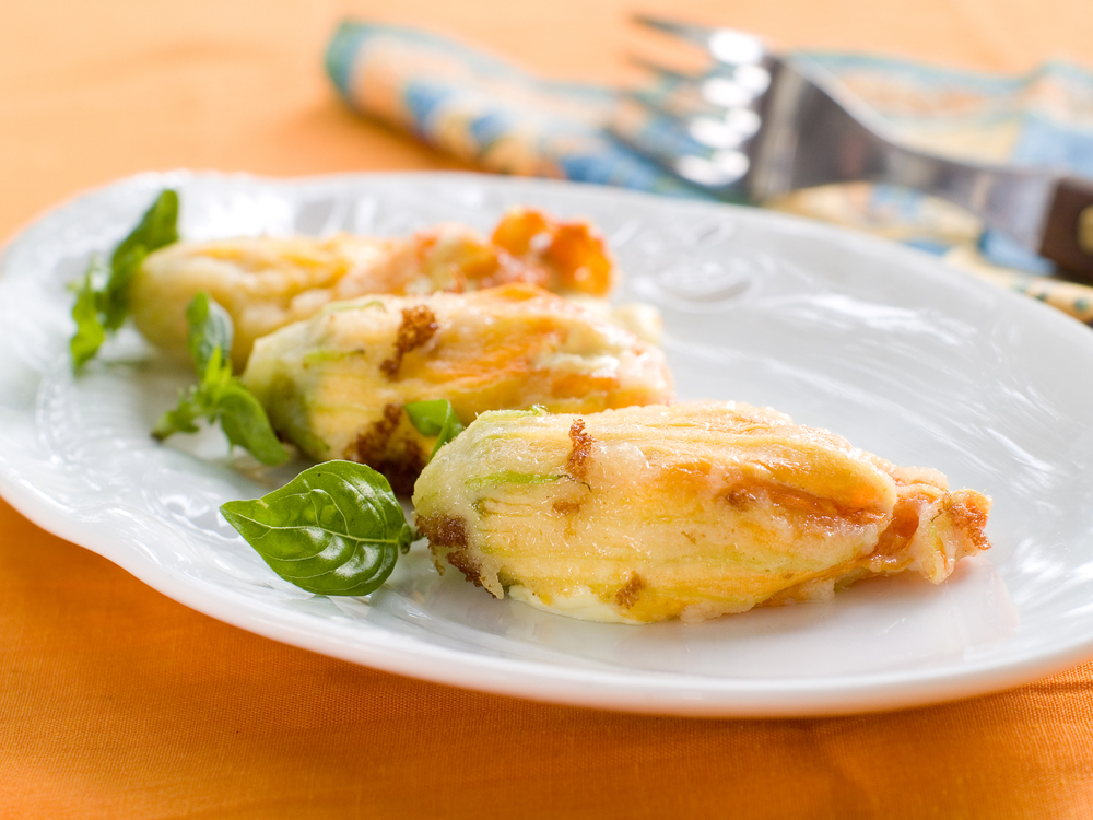Fiori di zucca alla romana