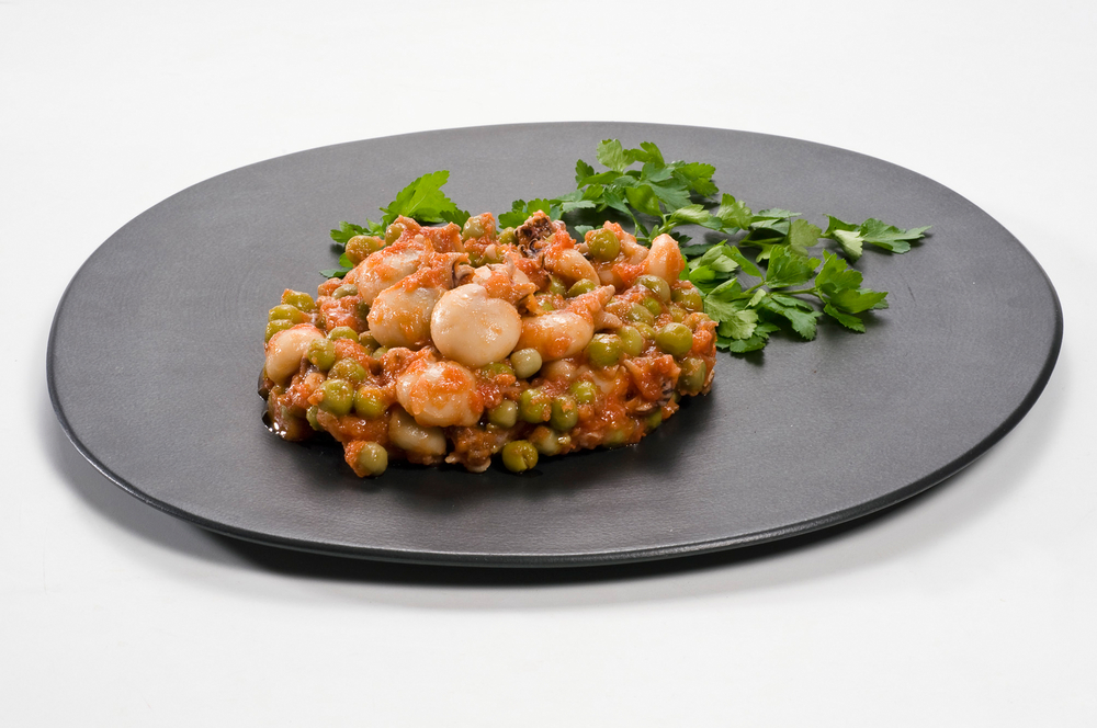 Seppie con i piselli