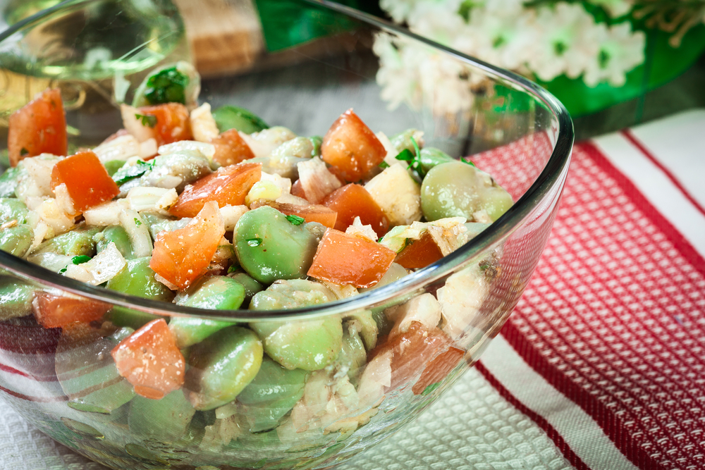 Insalata di fave e pecorino