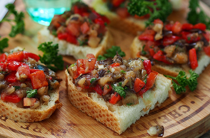 Melanzane a fungitielli 