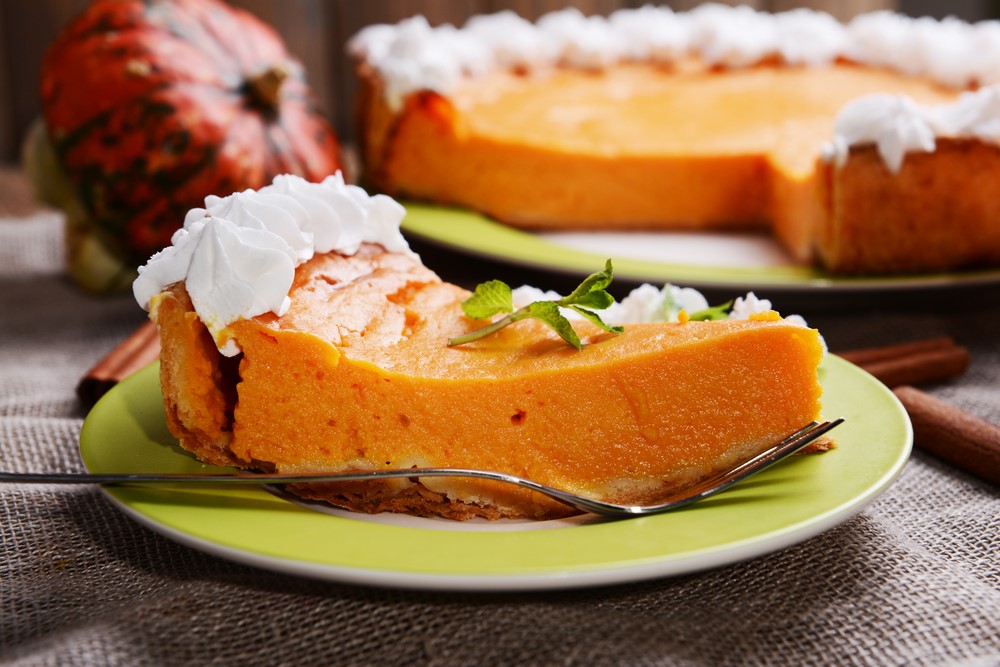 Crostata con crema di zucca