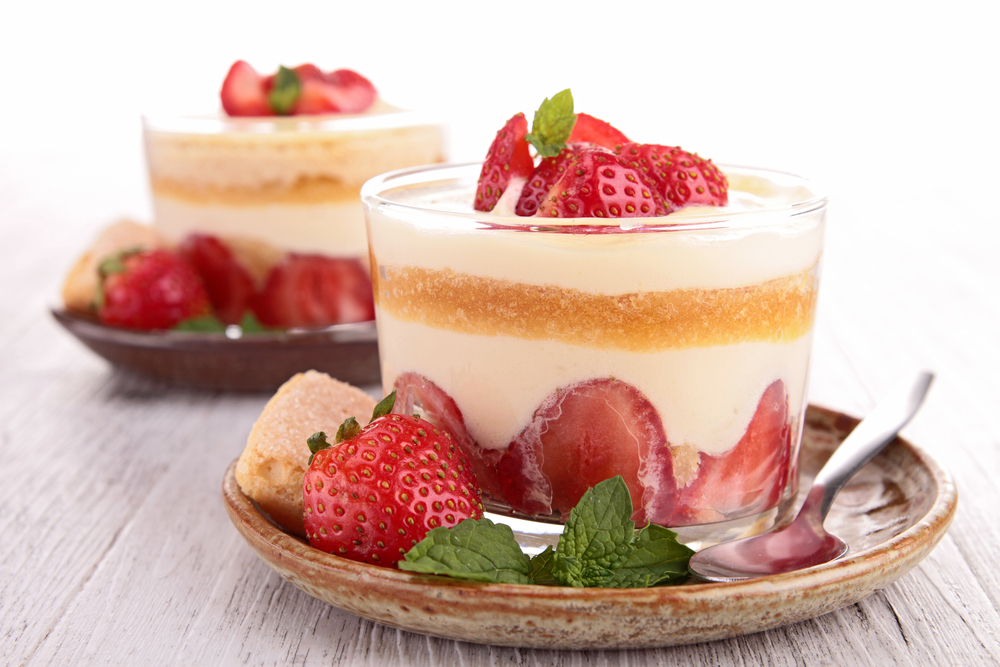 Zuppa inglese alle fragole