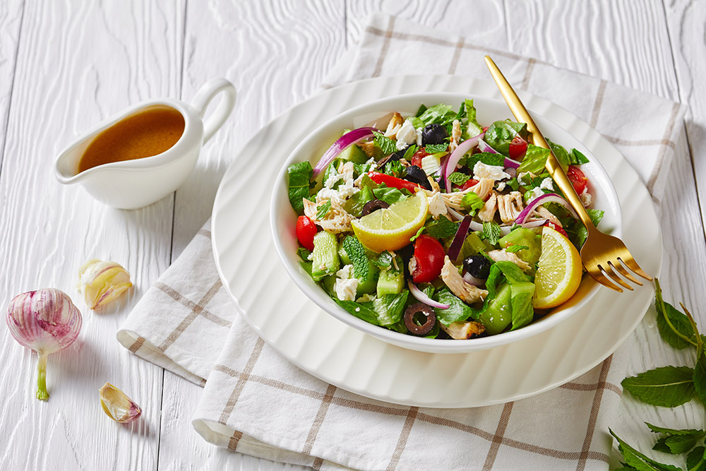 Insalata al profumo di menta